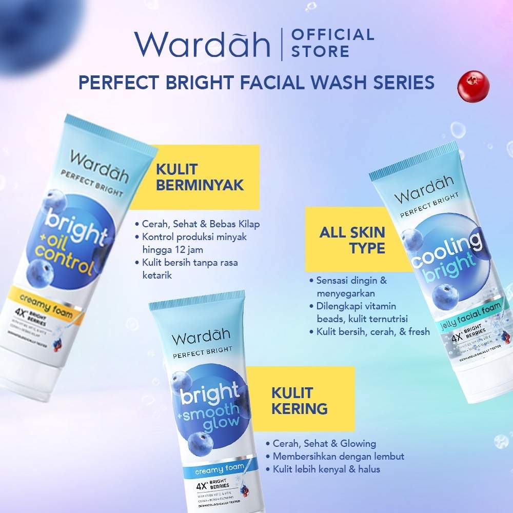 Wardah Perfect Bright Cooling Bright Facial Wash