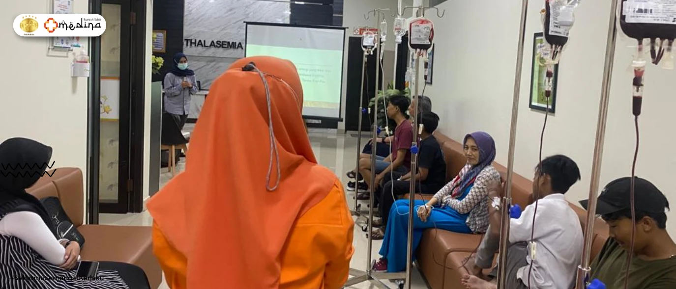 artikel kesehatan Penyuluhan "Overthinking" di Thalassemia Center Haji Husein Iskandar RS Medina