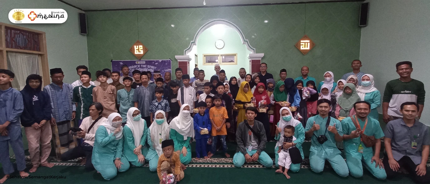 artikel kesehatan RS Medina Gelar Santunan Yatim & Dhuafa Di Yayasan Masjid Al-Usman